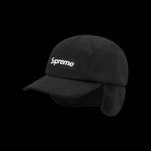Supreme WINDSTOPPER Earflap Camp Cap 'Black'