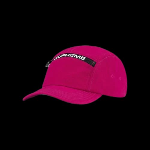 Supreme Top Zip Camp Cap 'Magenta'