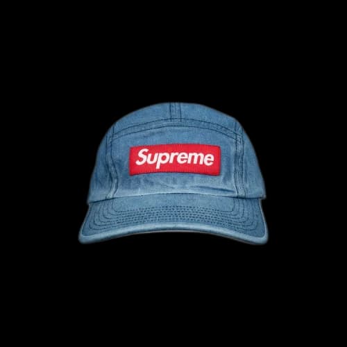 Supreme Washed Chino Twill Camp Cap 'Denim'