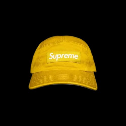 Supreme Washed Chino Twill Camp Cap 'Sulfur'