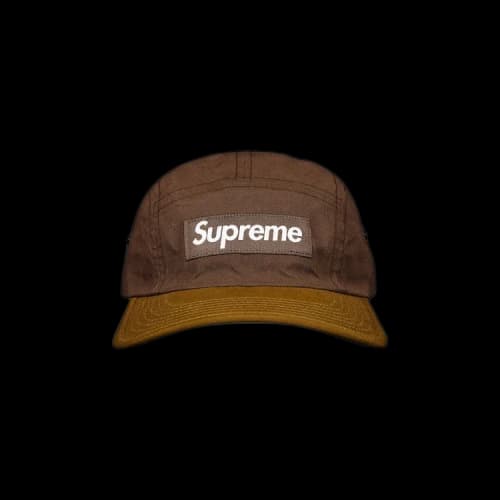 Supreme Waxed Cotton Camp Cap 'Brown'