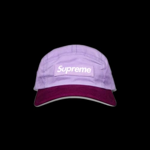 Supreme Waxed Cotton Camp Cap 'Purple'