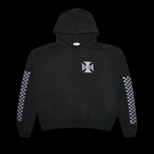 Rhude Checker Logo Hoodie 'Black'