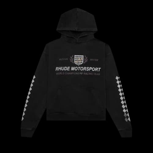 Rhude Motor Crest Hoodie 'Black'