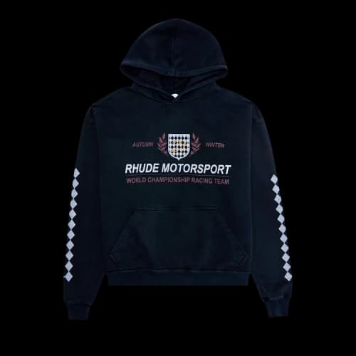 Rhude Motor Crest Hoodie 'Black'