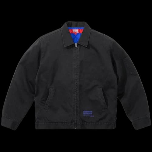 Supreme x Junya Watanabe x Comme des Garçons MAN x Schott Leather Peacoat 'Black'