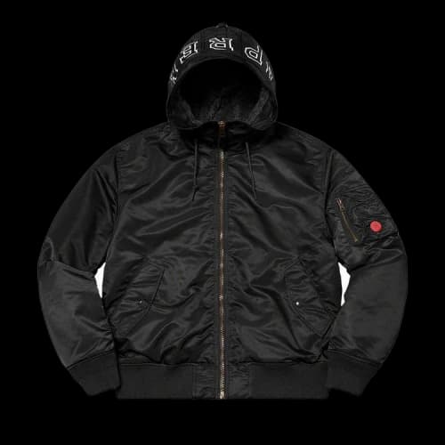 Supreme Hooded MA-1 'Black'