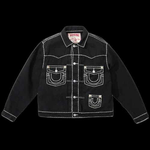 Supreme x True Religion Denim Trucker Jacket 'Black'