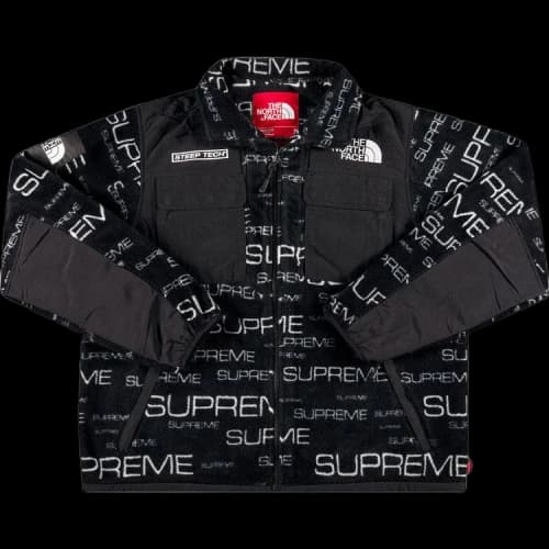 Supreme x The North Face Steep Tech Fleece Jacket 'Black'
