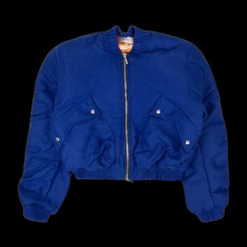 Rhude x McLaren Wool Bomber Jacket 'Blue'
