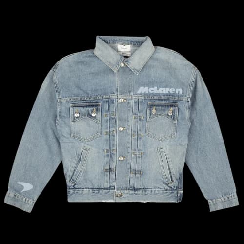 Rhude Denim Embroidered Jacket 'Indigo Blue'
