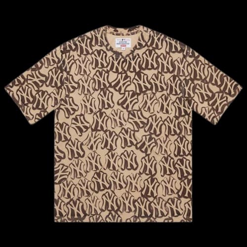 Supreme x New York Yankees Airbrush Short-Sleeve Top 'Clay'