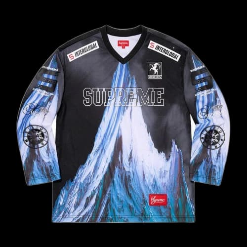 Supreme Mountain Hockey Jersey 'Black'