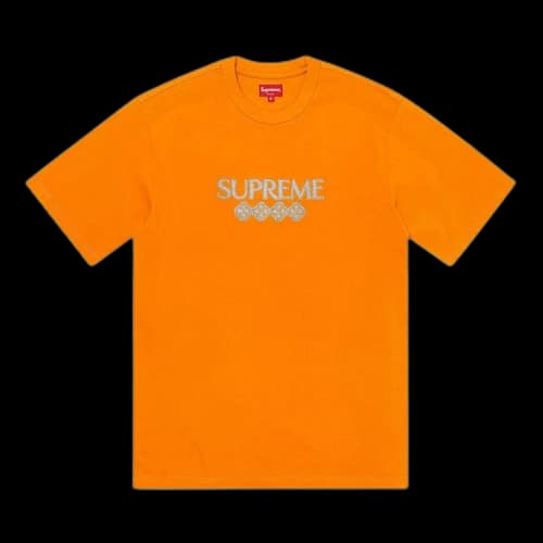 Supreme Glitter Short-Sleeve Top 'Orange'