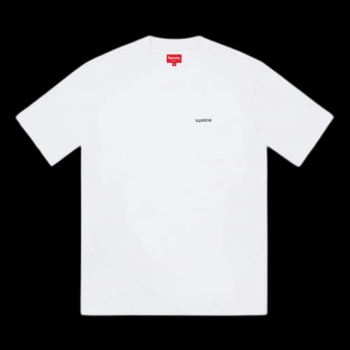 Supreme Short-Sleeve Pocket Tee 'White'