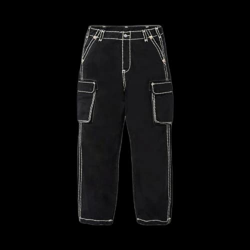 Supreme x True Religion Denim Cargo Pant 'Black'