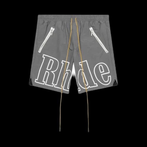 Rhude Logo Shorts 'Grey'