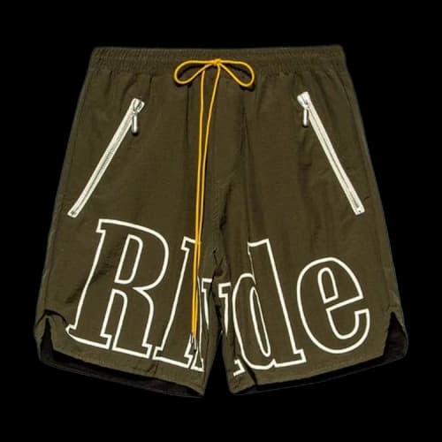 Rhude Logo Short 'Olive'