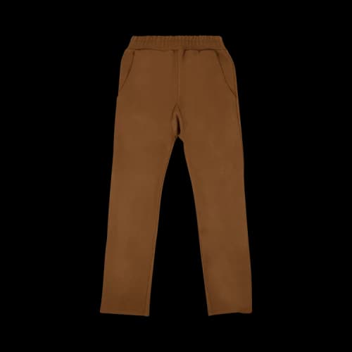 Rhude Wool Blend Straight Leg Lounge Pants 'Brown'