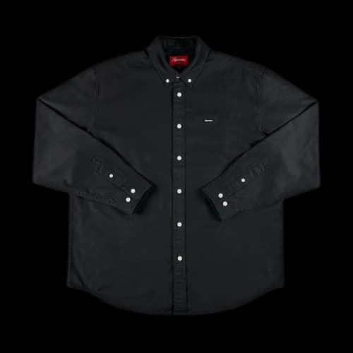 Supreme Small Box Twill Shirt 'Black'