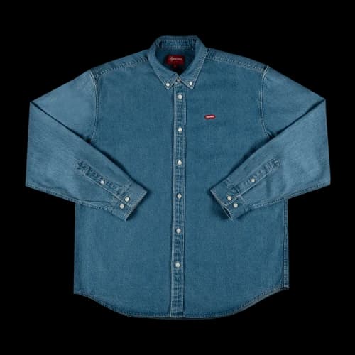 Supreme Small Box Twill Shirt 'Denim'