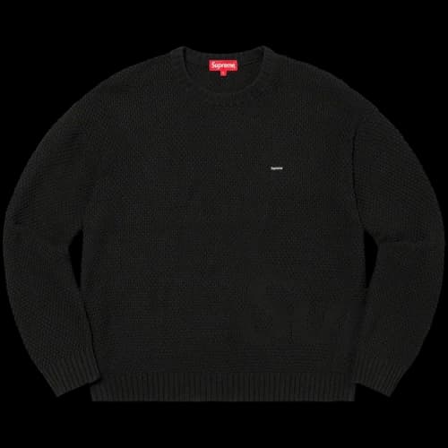 Supreme Worn Brushed Sweater 'Black'