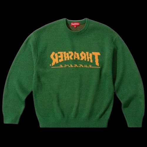 Supreme x Thrasher Sweater 'Green'
