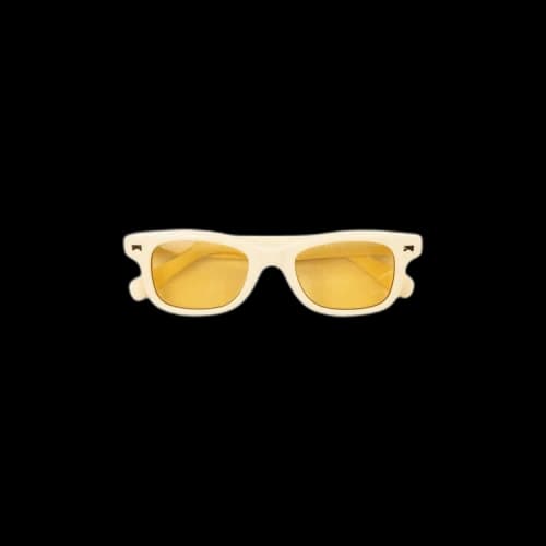 Rhude Sun Ray Glasses 'White/Yellow'