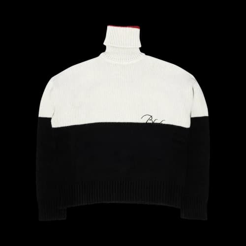 Rhude Colorblock Turtleneck 'Black/Creme'