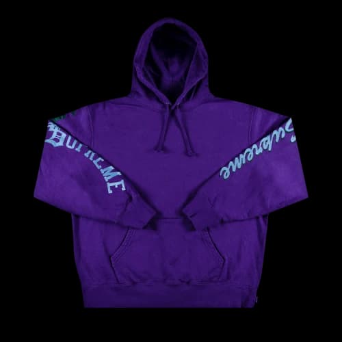 Supreme Multi Logo Hooded Sweatshirt 'Purple'