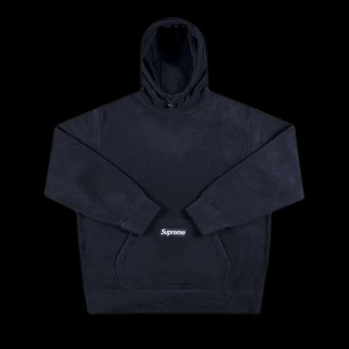 Supreme Polartec Hooded Sweatshirt 'Navy'