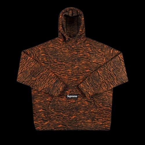 Supreme Polartec Hooded Sweatshirt 'Tiger'
