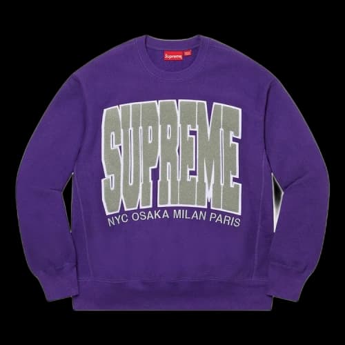 Supreme Cities Arc Crewneck 'Purple'