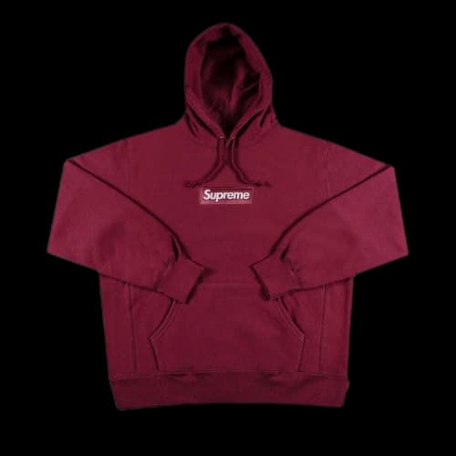 Supreme Box Logo Hooded Sweatshirt 'Plum'