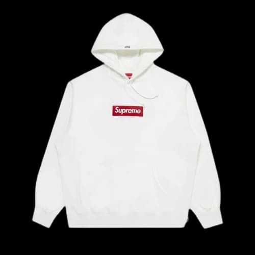 Supreme Box Logo Hooded Sweatshirt 'White'