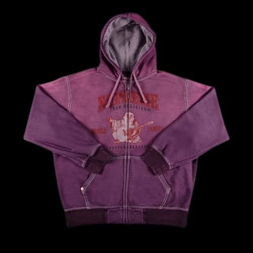 Supreme x True Religion Zip Up Hooded Sweatshirt 'Purple'