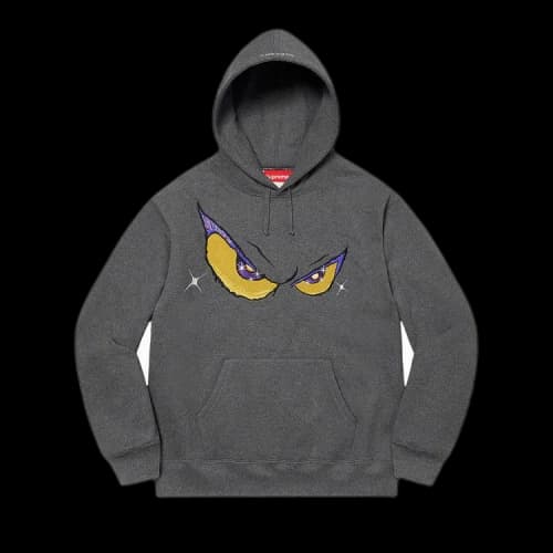 Supreme Eyes Hooded Sweatshirt 'Charcoal'