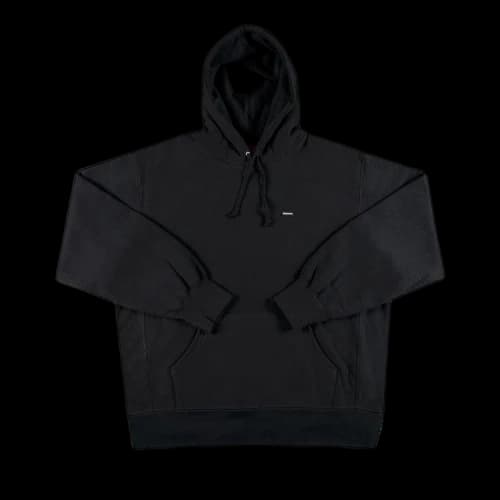 Supreme Small Box Hooded Sweatshirt 'Black'