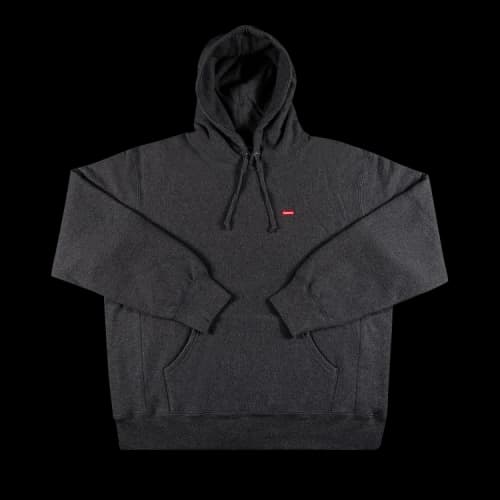 Supreme Small Box Hooded Sweatshirt 'Charcoal'