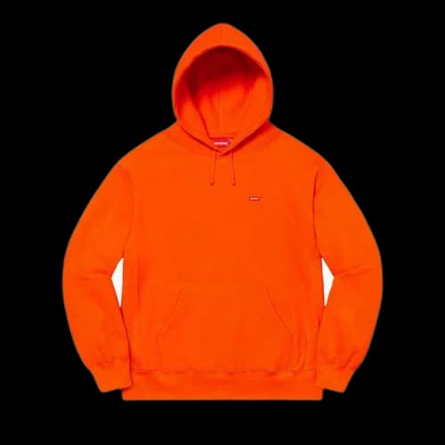 Supreme Small Box Hooded Sweatshirt 'Orange'