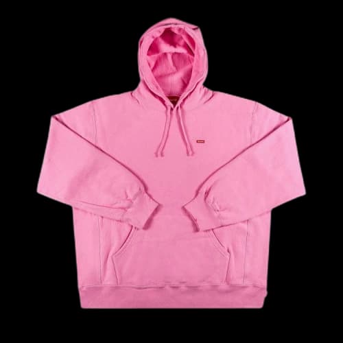 Supreme Small Box Hooded Sweatshirt 'Pink'