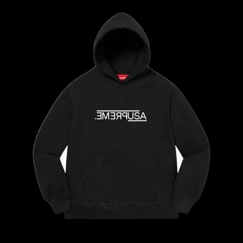 Supreme USA Hooded Sweatshirt 'Black'