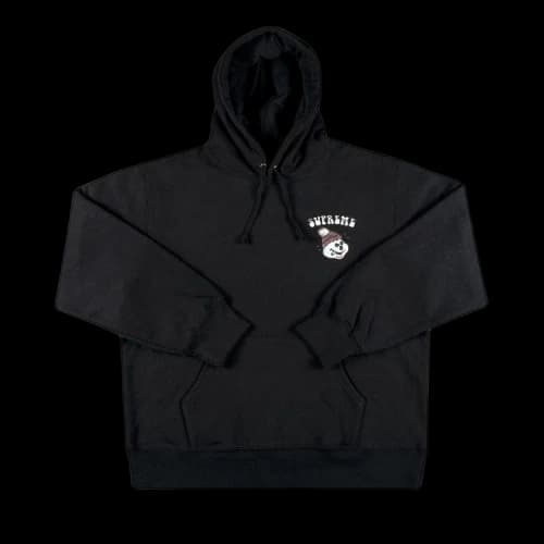 Supreme Snowman Hooded Sweatshirt 'Black'