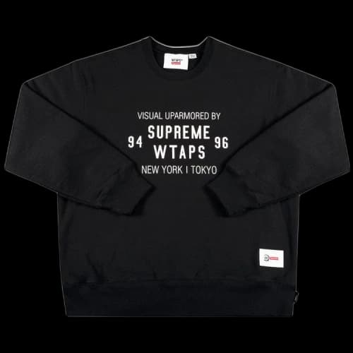 Supreme x WTAPS Crewneck 'Black'