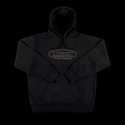 Supreme x Missoni Hooded Sweatshirt 'Black'