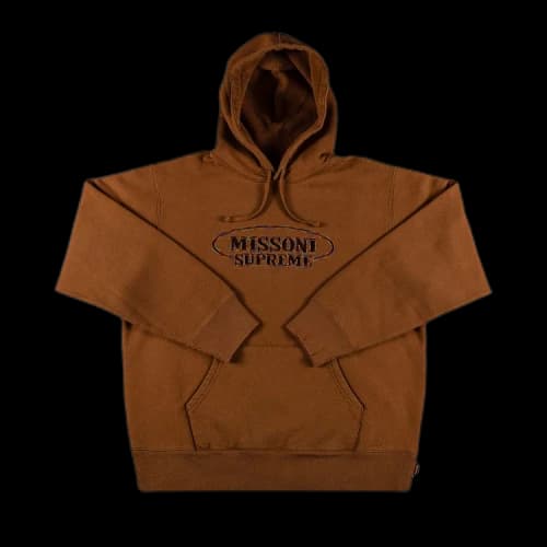 Supreme x Missoni Hooded Sweatshirt 'Brown'