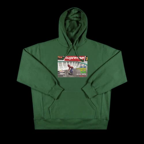 Supreme x Thrasher Hooded Sweatshirt 'Green'