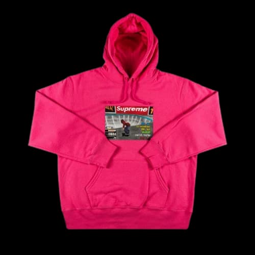 Supreme x Thrasher Hooded Sweatshirt 'Magenta'