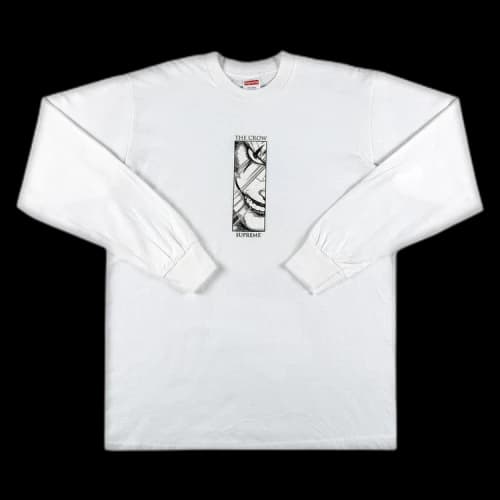 Supreme x The Crow Long-Sleeve Tee 'White'
