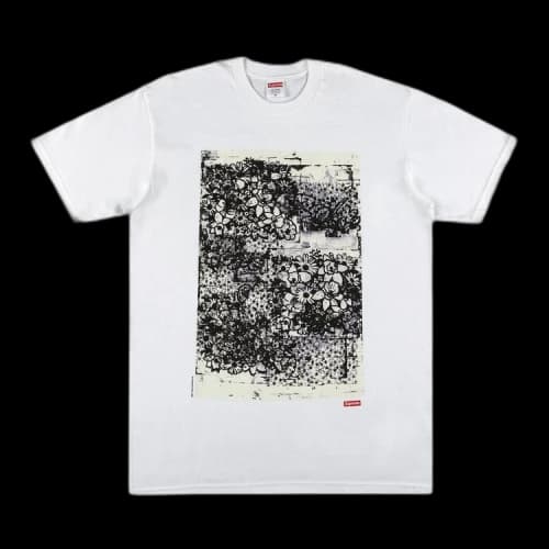 Supreme x Christopher Wool 1995 Tee 'White'